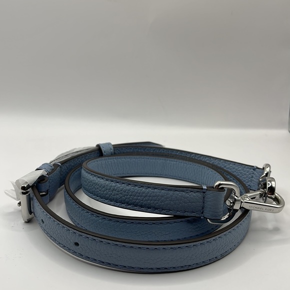 NWOT- Michael Kors Leather Detachable Additional Crossbody Strap Steel Logo! - Picture 4 of 5